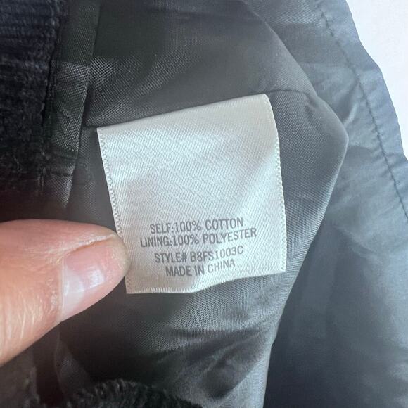 Miami Women's Black Embroidered Western Boho Corduroy Mini Skirt Size Small - Picture 6 of 7